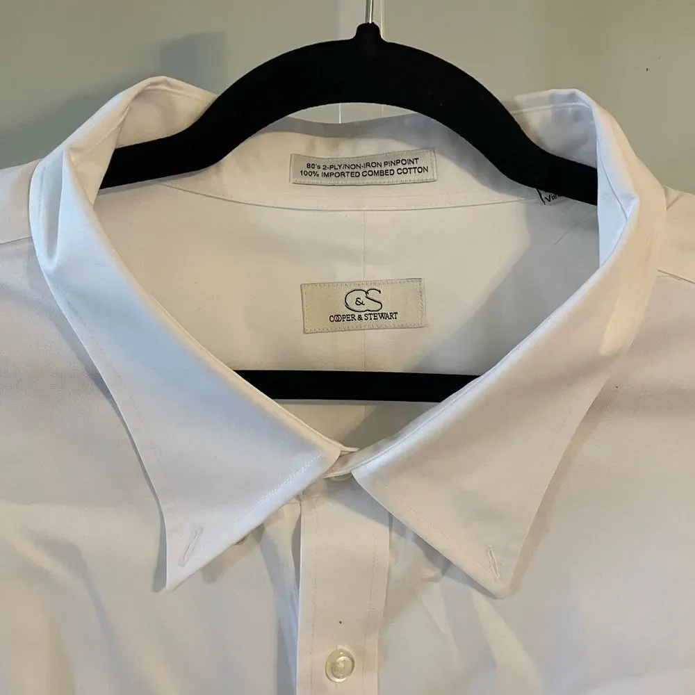 Cooper & Stewart White Button Down